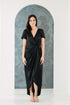 GS Party: Johanna Silk Dress with Sleeves